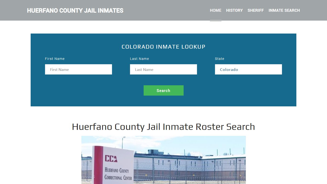 Huerfano County Jail Inmate Roster Lookup, Walsenburg, CO